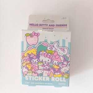 New Hello Kitty & Friends Snack Shop Roll of Stickers 300+ 24 Foot Roll